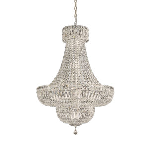 SCHONBEK Petit Deluxe 16 - Light Glass Empire Chandelier