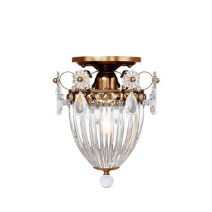 SCHONBEK Bagatelle Crystal Semi Flush Mount