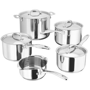 Stellar 7000 9 - Piece Stainless Steel Cookware Set