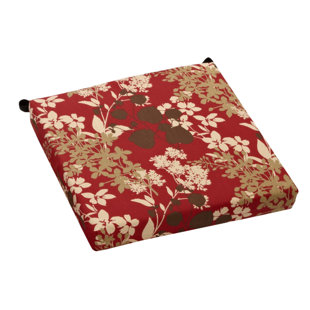 BLAZING NEEDLES Outdoor 3'' Seat Cushion (Set of 4)