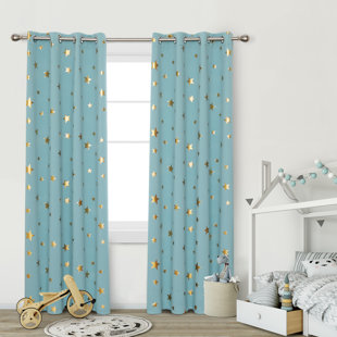ISABELLE & MAX Marcela Eyelet Room Darkening Thermal Curtain (Set of 2)