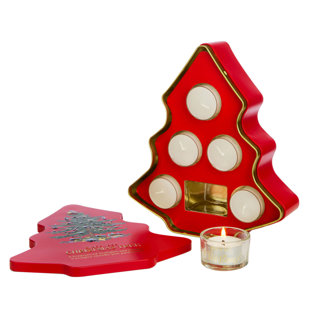 WAX LYRICAL 7 Piece Spode Christmas Tree Scented Tealight Candle Set