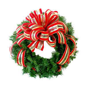 CREATIVE DISPLAYS, INC. Holiday Ribbon 26" Wreath