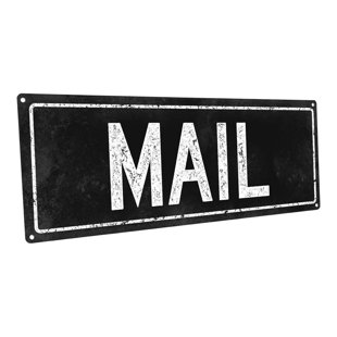 HOMEBODY ACCENTS Mail Sign