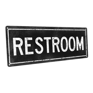 HOMEBODY ACCENTS Restroom Sign