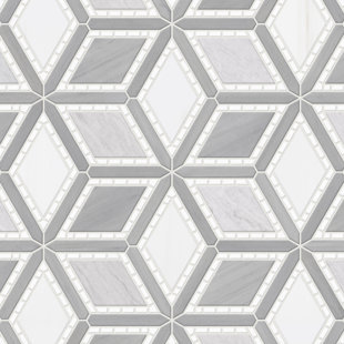 LA MAISON EN PIERRE Julian Marble Mosaic Pattern Floor Use Tile