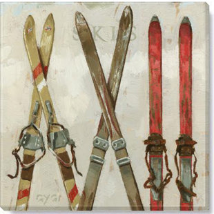 DARREN GYGI HOME COLLECTION Skis Giclee Wall Art