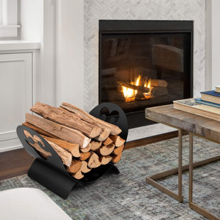 FLEUR DE LIS LIVING Nichole 13'' W Metal Log Rack