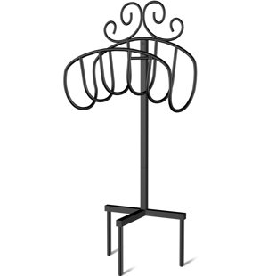 WINSTON PORTER Cillan Hose Holder for Outside Freestanding 125ft Heavy Duty Rustproof Hose Stand Hanger Water