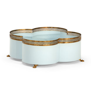 CHELSEA HOUSE Tracery Handmade Metal Cachepot