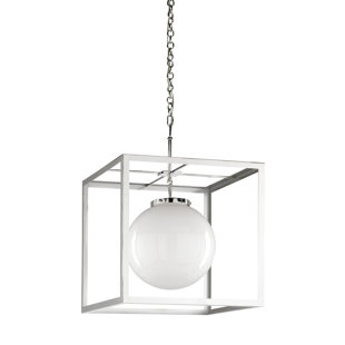 FREDERICK COOPER 1 - Light Polished Nickel Unique/Statement Pendant