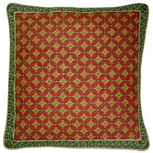 HKH INTERNATIONAL Embroidered Throw Pillow