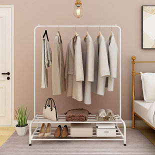 REBRILLIANT Sherrie 11'' Metal Clothing Rack