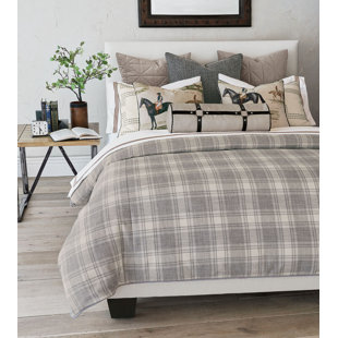 EASTERN ACCENTS Telluride Industrial Plaid Duvet Cover