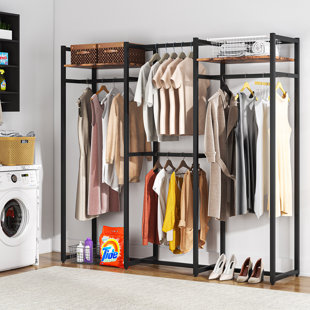 REBRILLIANT Angelicia 70.08'' Metal Clothing Rack