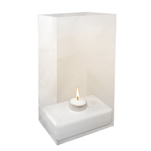 LumaBase Weighted Candleholder for Luminarias (Set of 50)