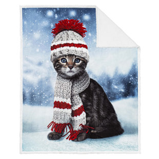 SAFDIE & CO. INC. Knitted Throw Blanket