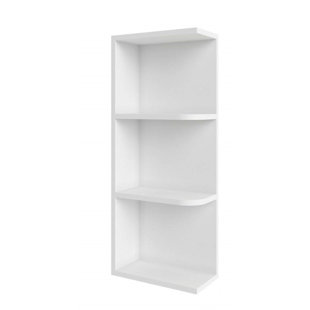 L&C CABINETRY 9W X 36H Kitchen Wall End Shelf Cabinet - Shaker Style