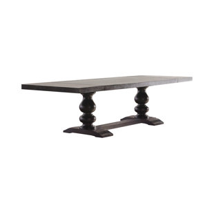 CDECOR HOME FURNISHINGS Delilah Traditional Antique Noir Dining Table