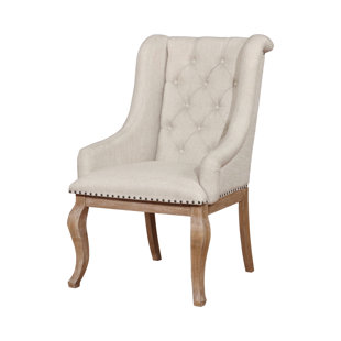 CDECOR HOME FURNISHINGS Tufted Upholstered Armchair (Set of 2)