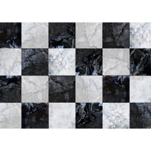 THE TWILLERY CO.® Juri Faux Tile Kitchen Mat by Matterly