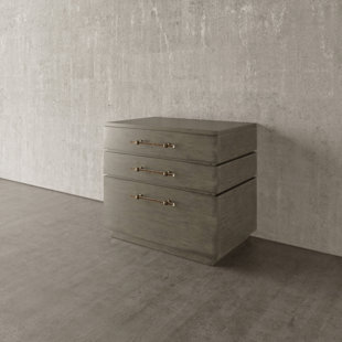 CASA ISPIRATA Mattone 34.05'' Wide 3 -Drawer File Cabinet