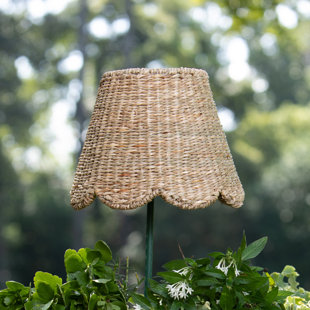 MAISON MAISON DESIGN Seagrass Scalloped Lamp Shade