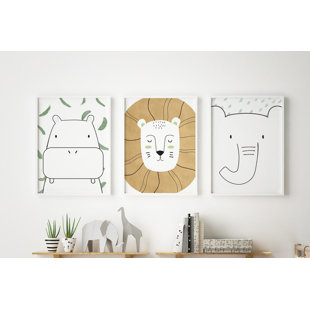 NEMO AND HER Safari Art Print Set - unframed prints