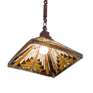 MEYDA LIGHTING Nouveau Mission 14" Unique / Statemen Pendant