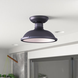 ZIPCODE DESIGN™ Harriet 1 - Bulb Outdoor Semi Flush Mount
