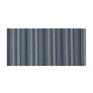 LONGSHORE TIDES Schramme Non-Slip Striped Outdoor Doormat