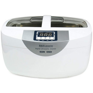 H&B LUXURIES Professional ultrasonic cleaner 160 Watts Electric Fan Compact Heater