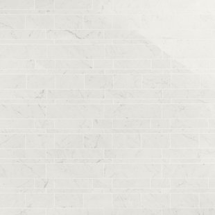 IVY HILL TILE Saroshi 11.41 in. x 11.69 in. Polished Porcelain Marble Look Floor and Wall Mosaic Tile