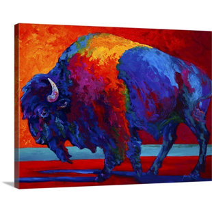 GREAT BIG CANVAS " Abstract Bison " by Marion Rose