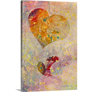 GROVELANE Heartfelt VI by Marion Rose Painting Print on Wrapped Canvas