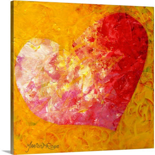 GROVELANE Heartfelt Modern & Contemporary On Canvas Print