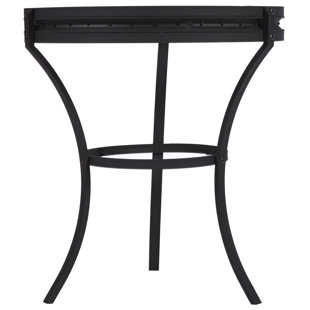 BRAYDEN STUDIO® Accent Table Side End Nightstand Lamp Round Living Room Bedroom Metal