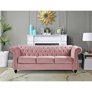 ROSDORF PARK Chesterfield Velvet Sofa
