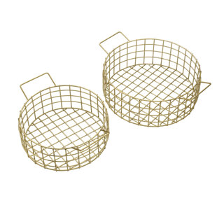 Gourmet Basics by Mikasa Kendall 2-Piece Fruit Basket Set