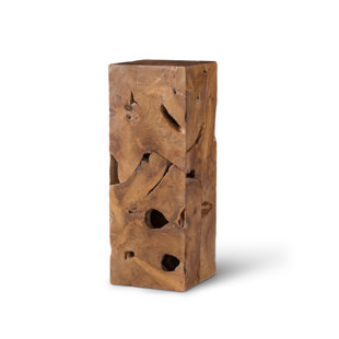 PHILLIPS COLLECTION Teak Slice Pedestal