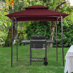 FREEPORT PARK® Gadberry 8 Ft W X 5 Ft D Metal Grill Gazebo