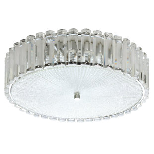 FINESSE DÉCOR Glass Flush Mount