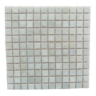 ABOLOS Leed Amber 1" x 1" Glass Grid Mosaic Wall & Floor Tile