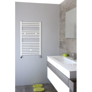 MODERN WARMTH Cool Hydronic Radiant Radiator Heater with Wall Bracket