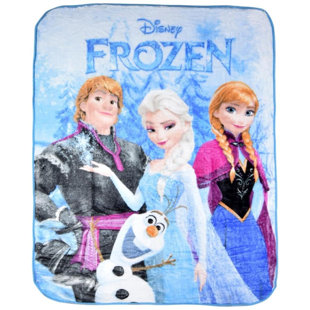 NY TEXTILE HAUS Disney Frozen Plush Blanket
