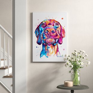 VIV + RAE Vizsla by Weekday Best - Wrapped Canvas Print