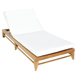 OASIQ Limited 100 Outdoor Teak Chaise Lounge