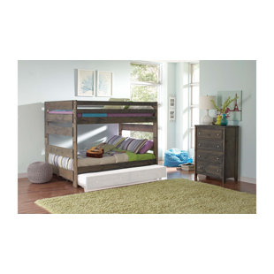 GREYLEIGH™ TEEN Acevedo Solid Wood Full Over Full Bunk Bed Bedroom Set
