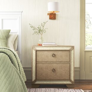 WILLA ARLO™ INTERIORS Frantz 2 - Drawer Nightstand in Champagne