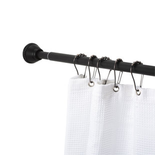 BATH BLISS 72'' Straight Tension Shower Curtain Rod